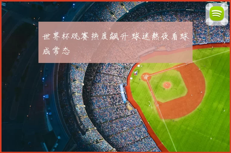 世界杯观赛热度飙升 球迷熬夜看球成常态