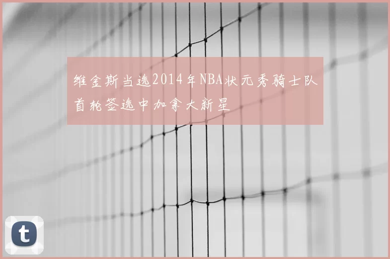 维金斯当选2014年NBA状元秀骑士队首轮签选中加拿大新星